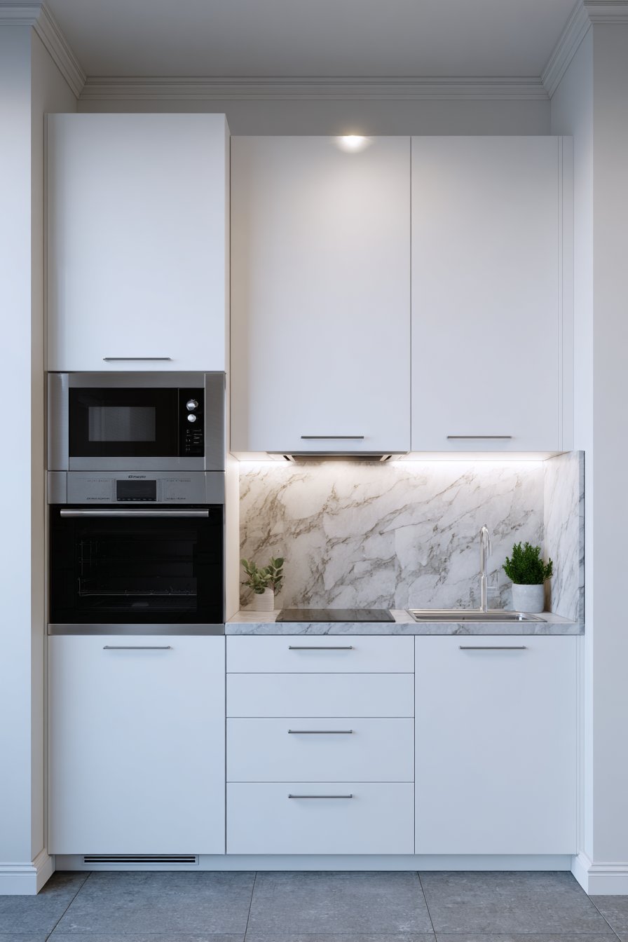 Minimalist White Contemporary Clean Lines