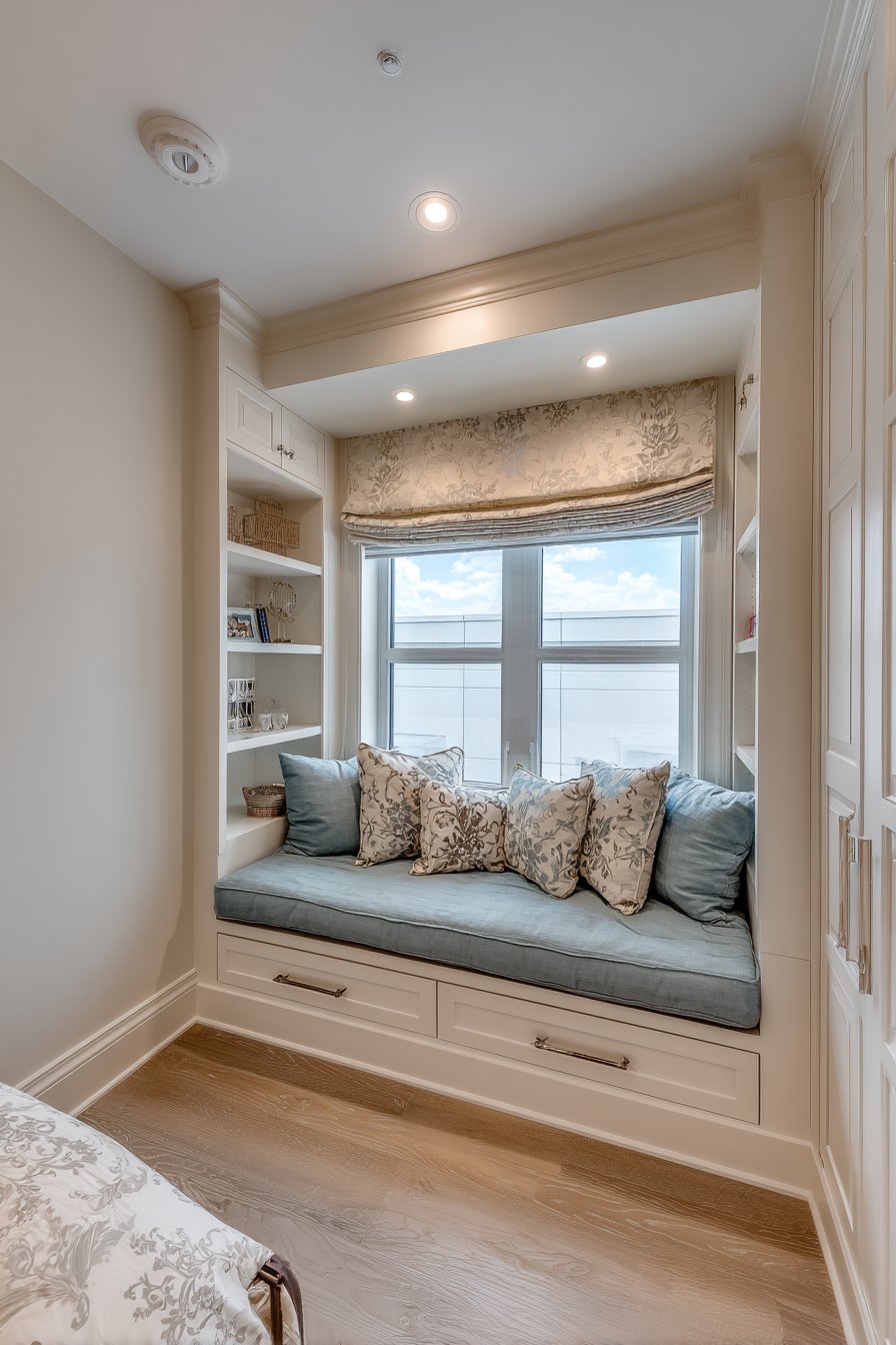 Built-In Window Seat with Storage