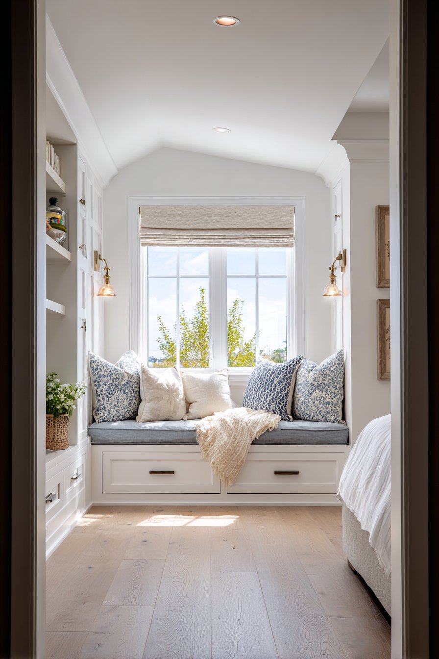 Built-In Window Seat with Storage