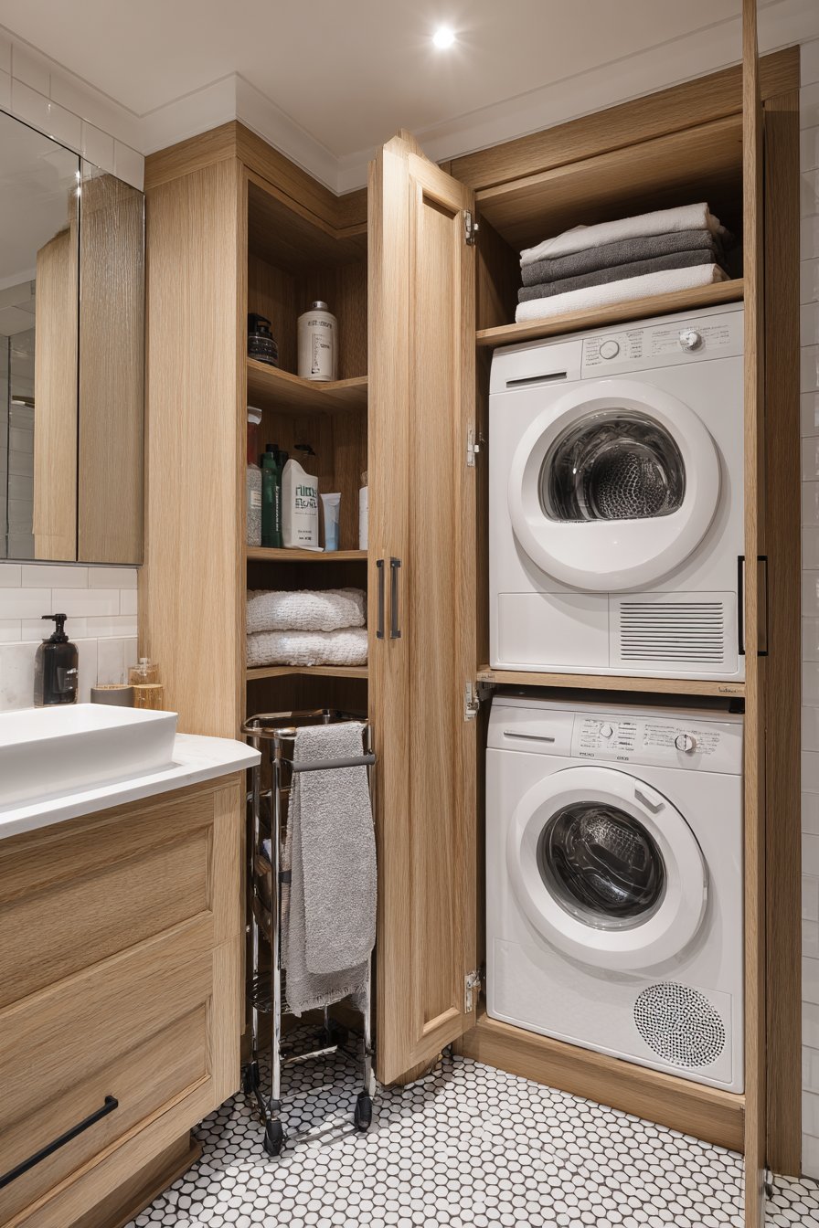 Under-Vanity Bathroom Installation