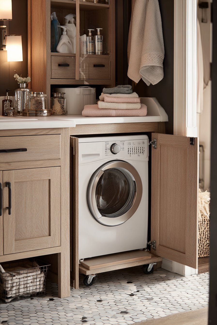 Under-Vanity Bathroom Installation