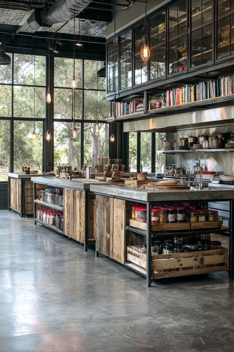 Industrial Metal and Wood Fusion