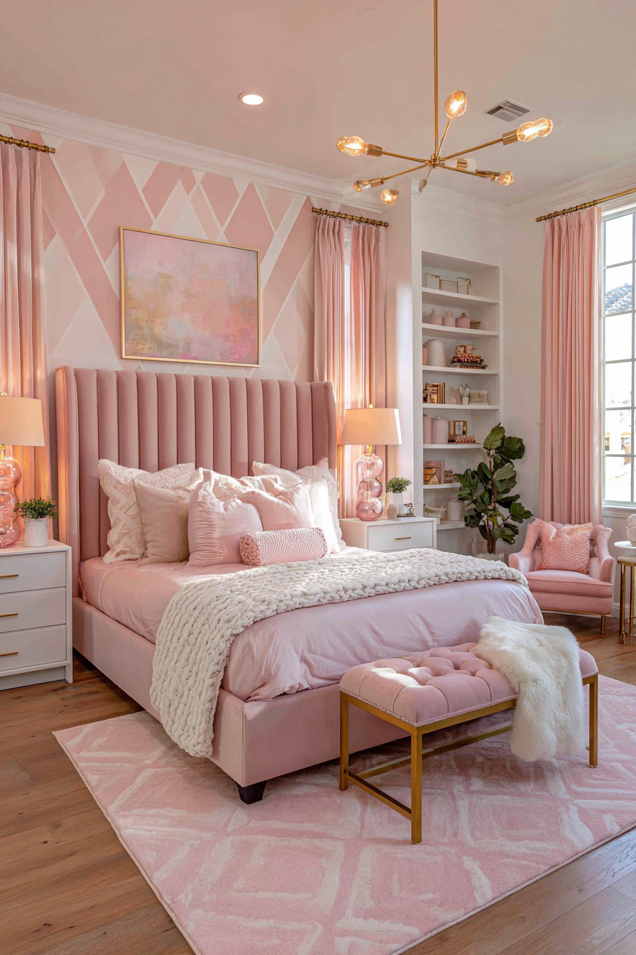 Pink bedroom ideas