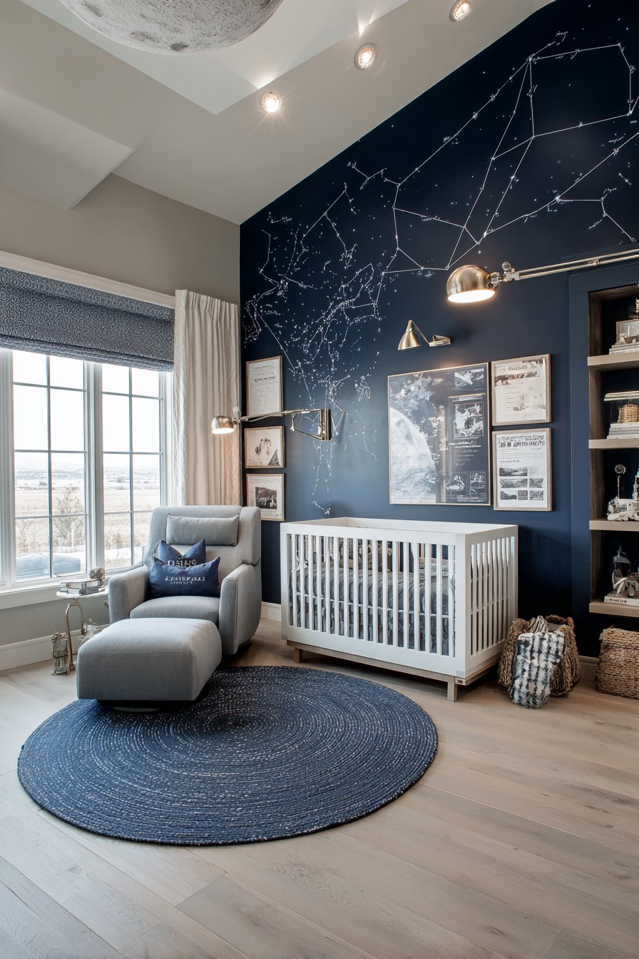 Space themed nursery
