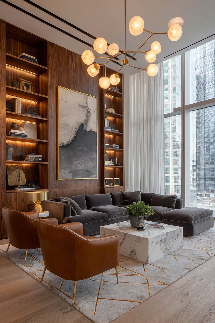 Modern classy living room