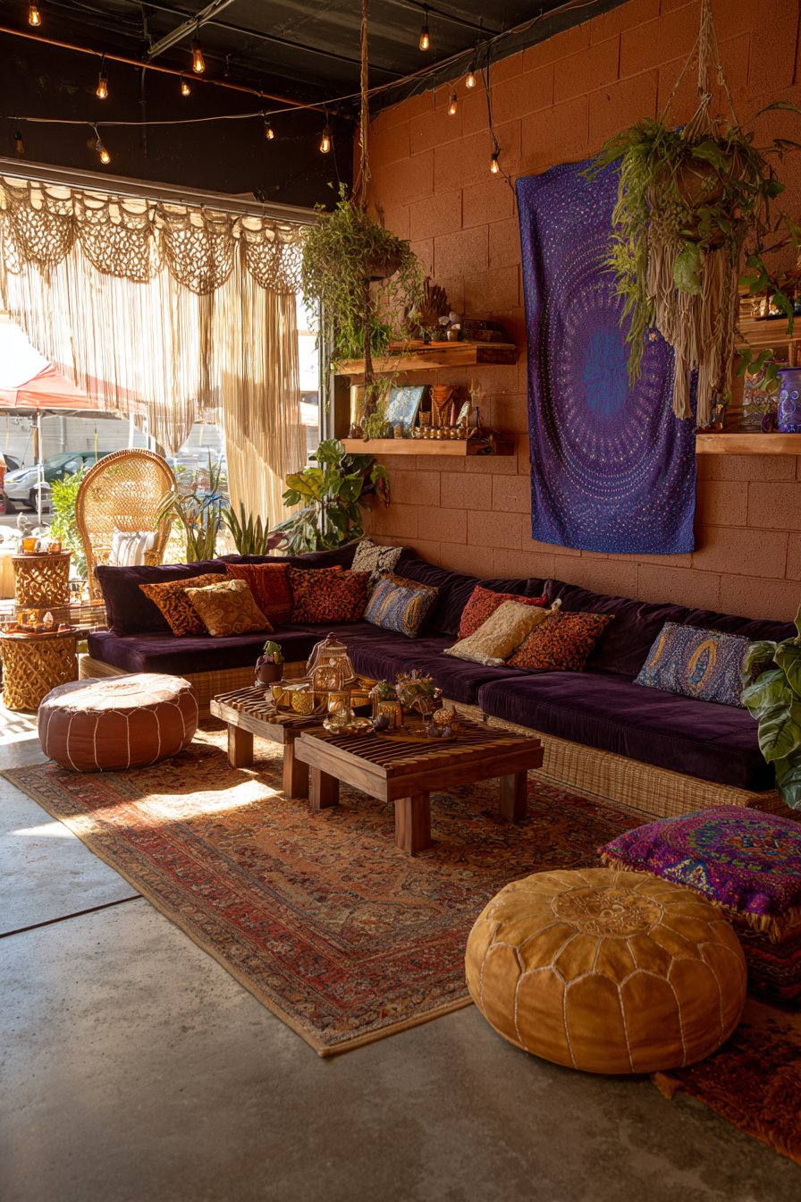 Hippie living room