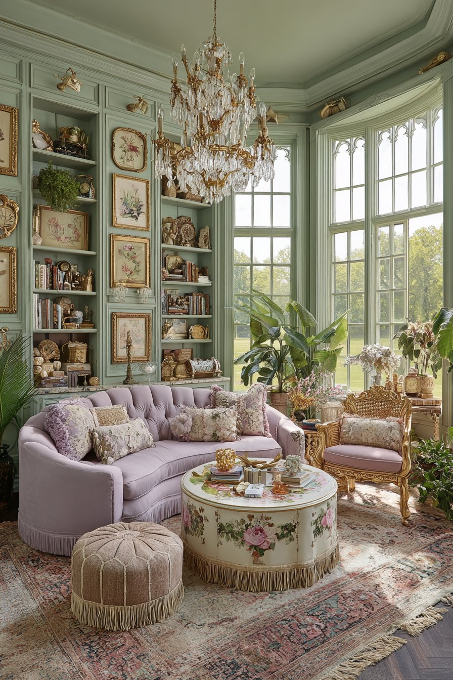 Whimsical living room