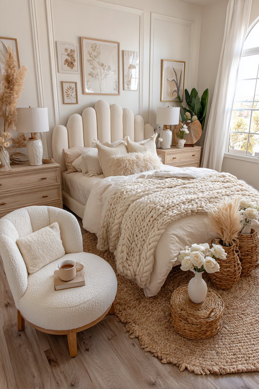 Vanilla girl bedroom