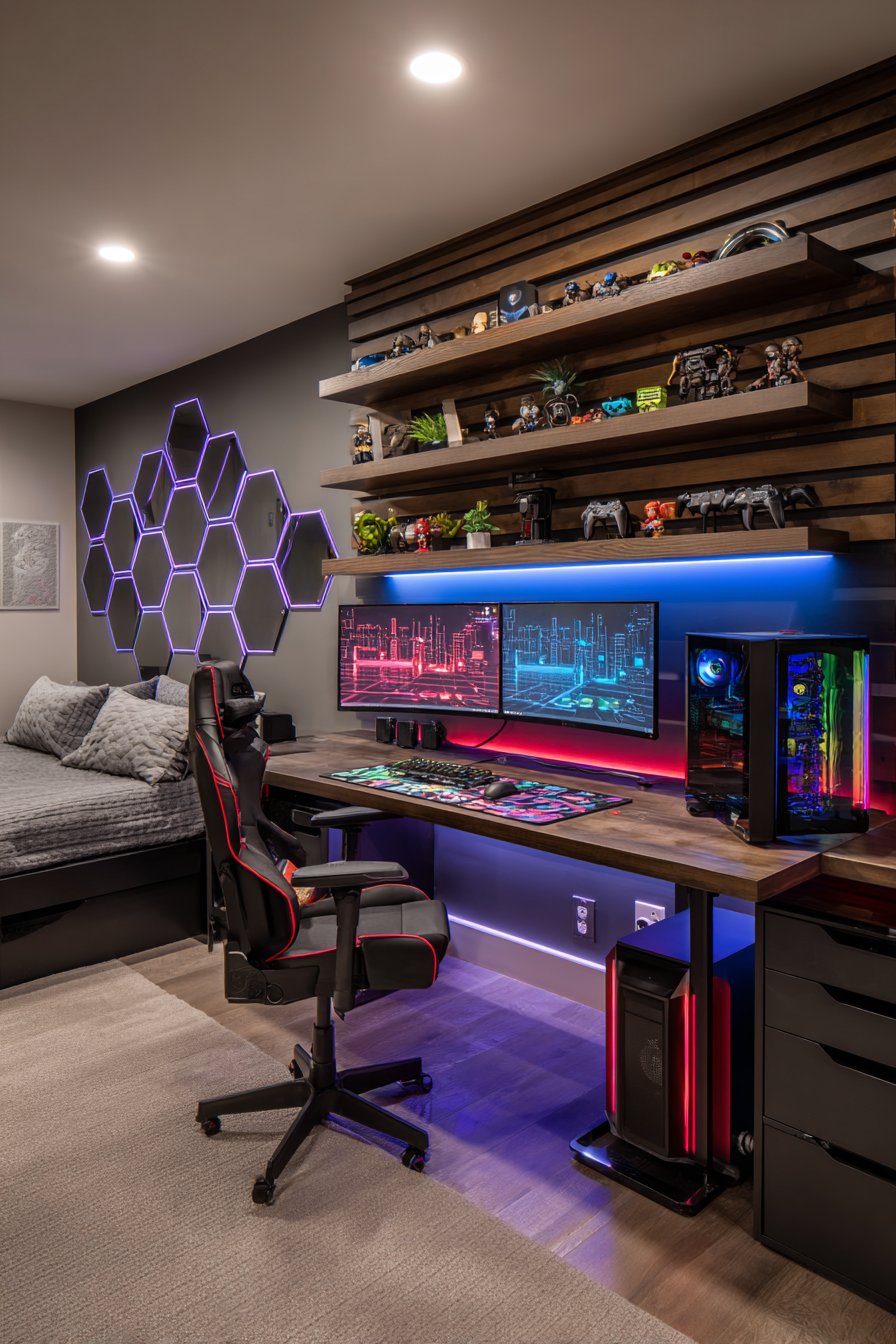 Boys gaming bedroom ideas