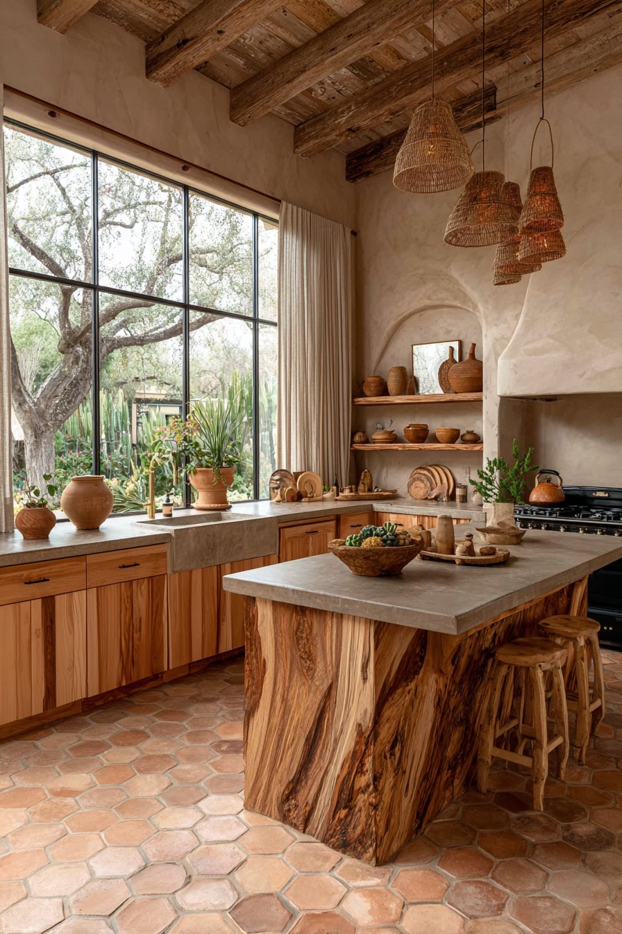 Earthy kitchen