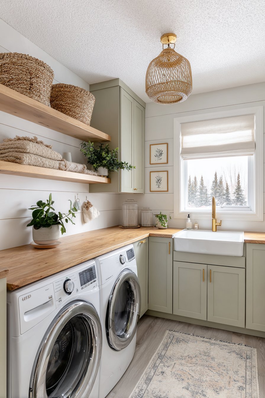 Small laundry room decor