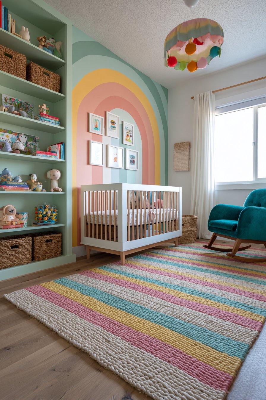 Colorful baby room