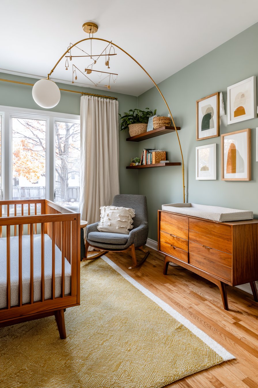 Mid century nursery