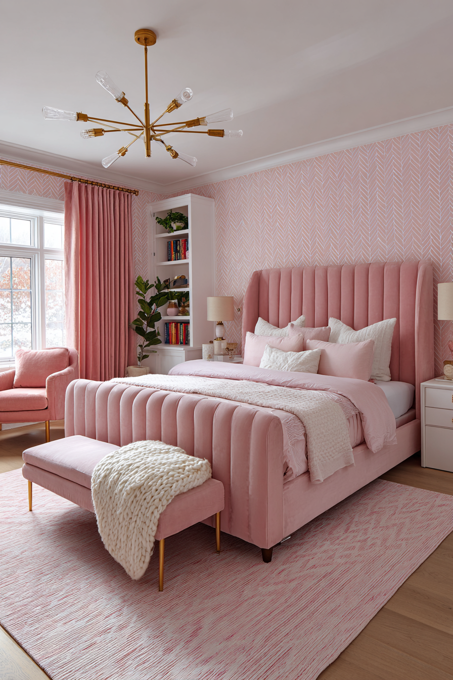 Pink bedroom ideas
