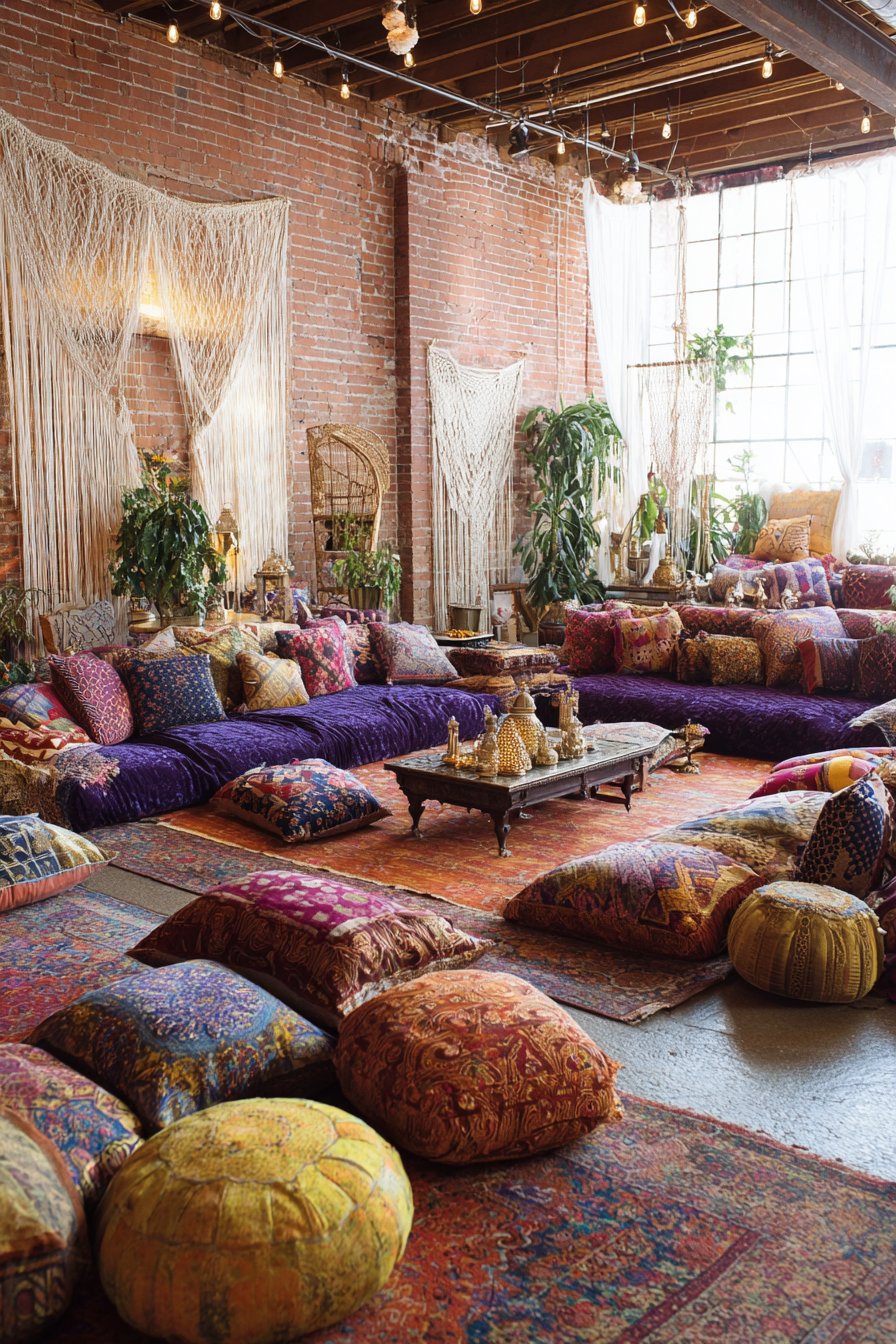 Hippie living room
