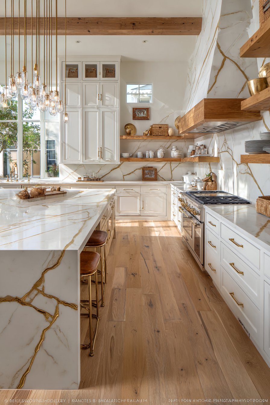 Gold kitchen