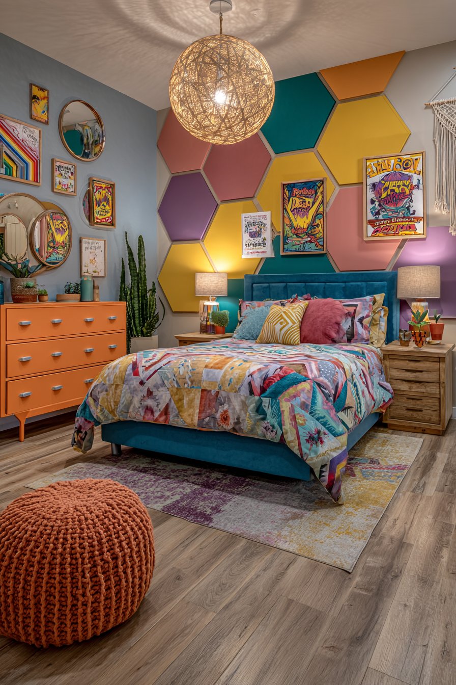 Funky bedroom