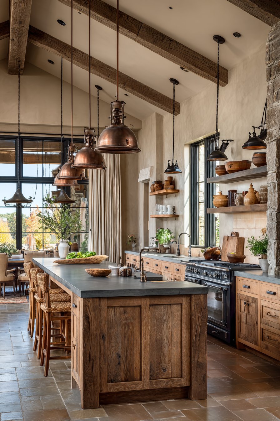 Earthy kitchen