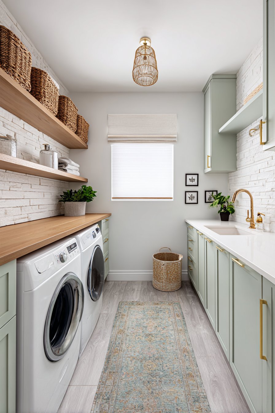 Small laundry room decor