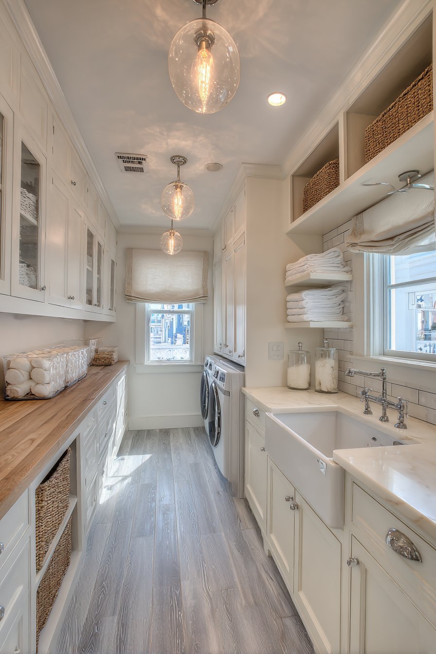 Galley laundry room ideas