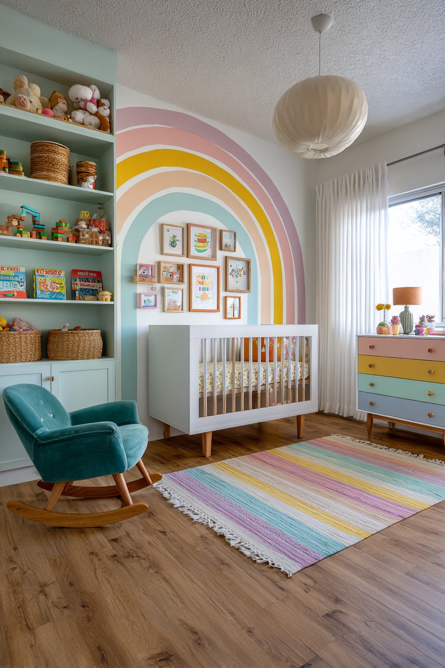 Colorful baby room
