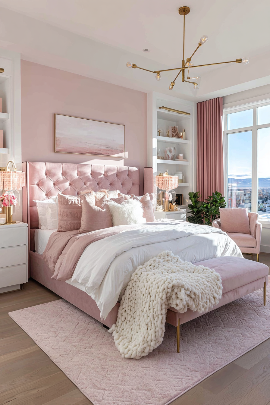 Pink bedroom ideas