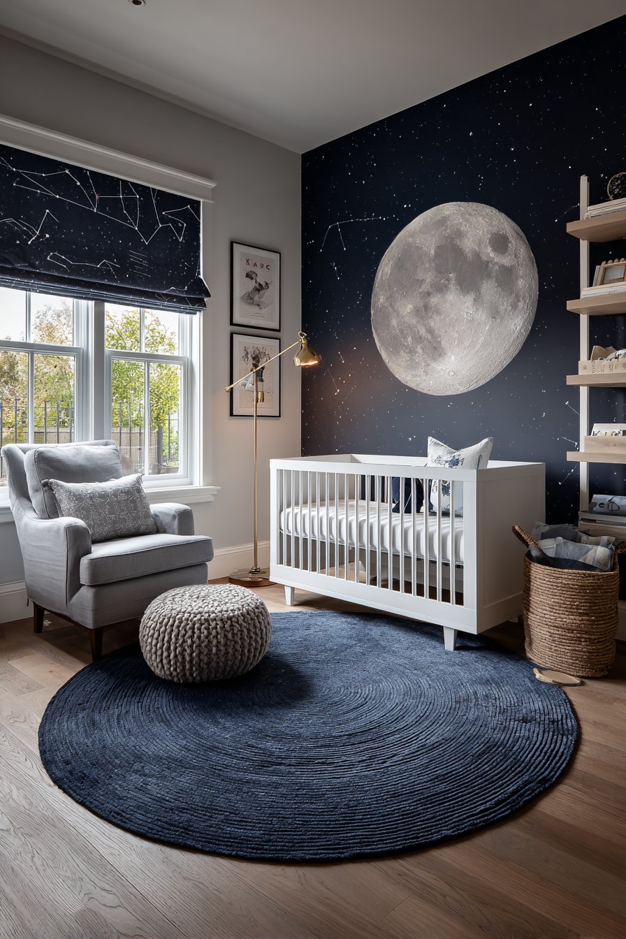 Space themed nursery