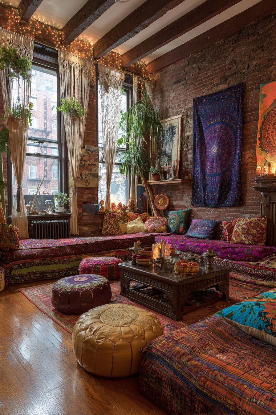 Hippie living room