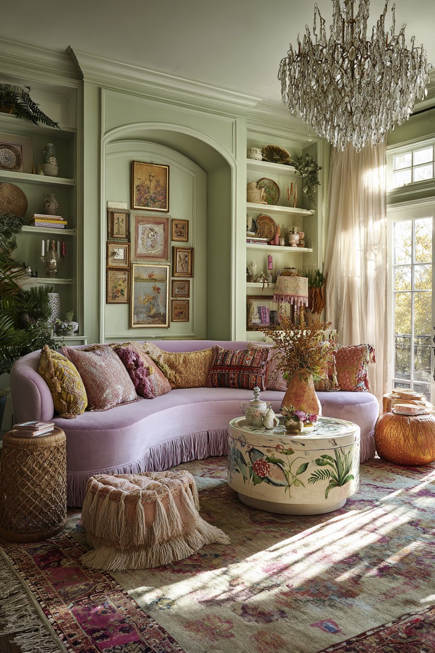 Whimsical living room