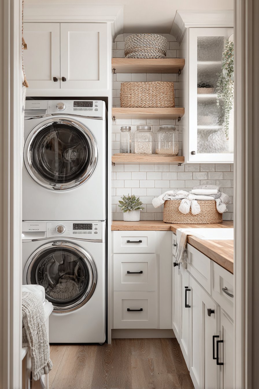 Small laundry room makeover