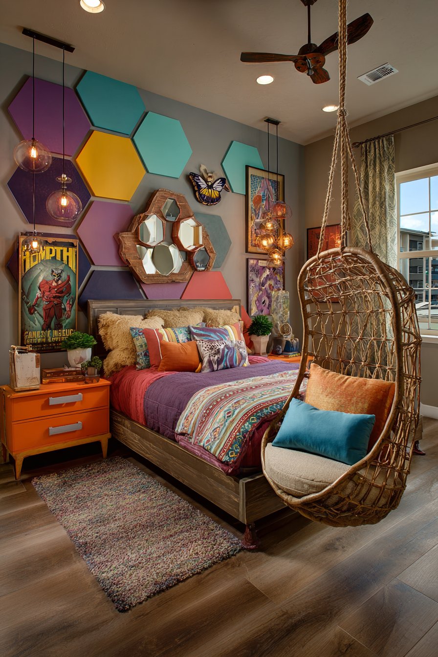 Funky bedroom