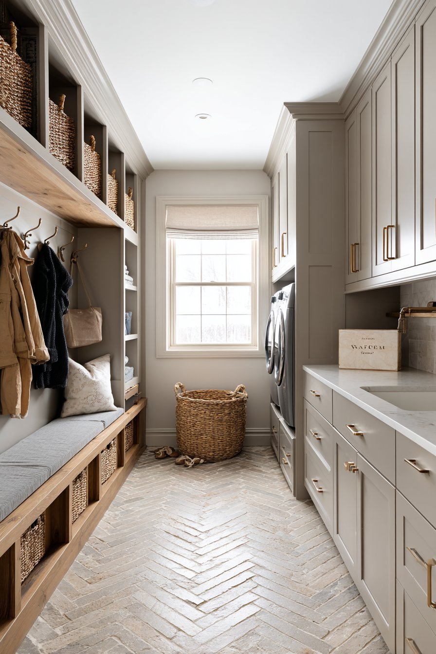 Mudroom laundry room ideas
