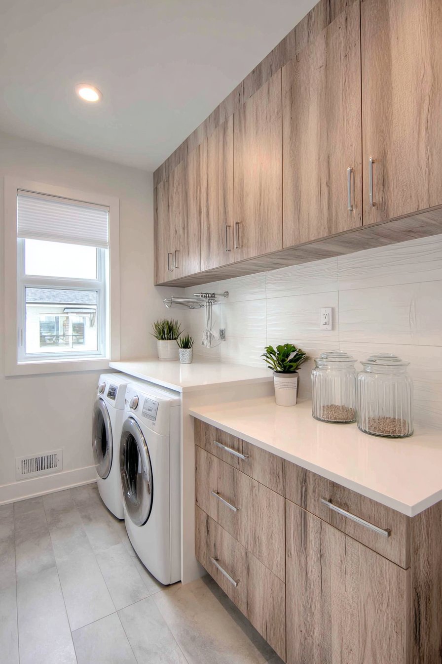 Minimal laundry room
