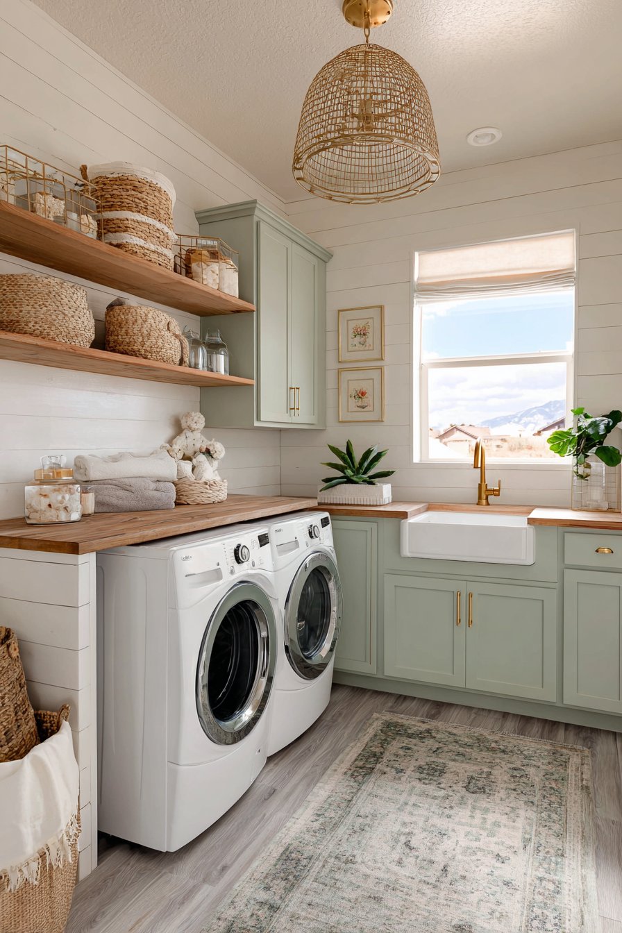 Small laundry room decor