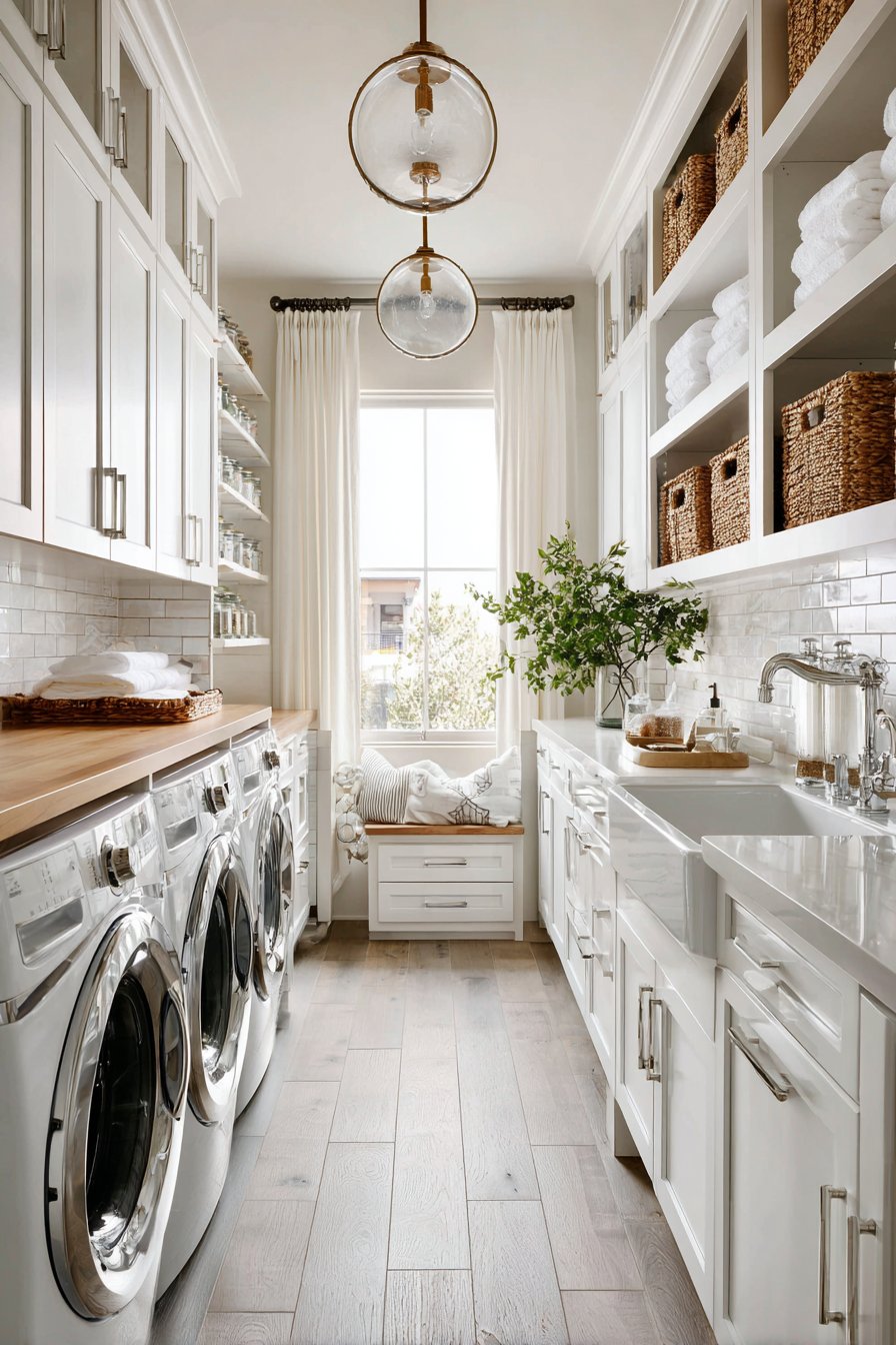 Galley laundry room ideas