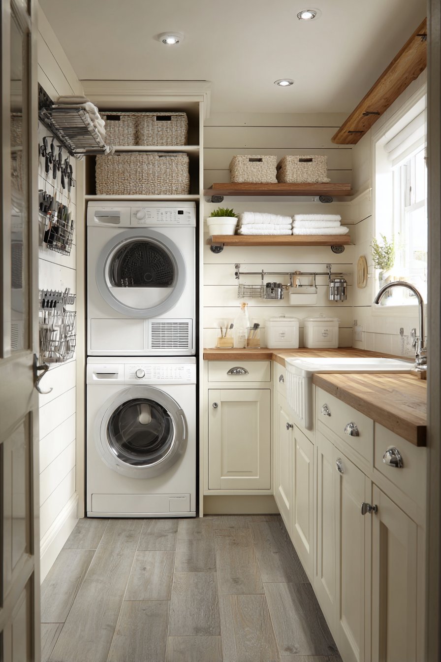 Mini laundry room