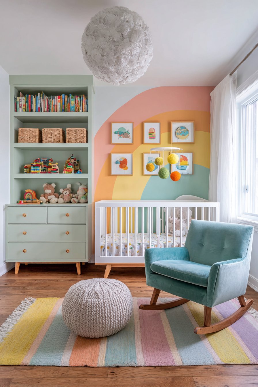 Colorful baby room