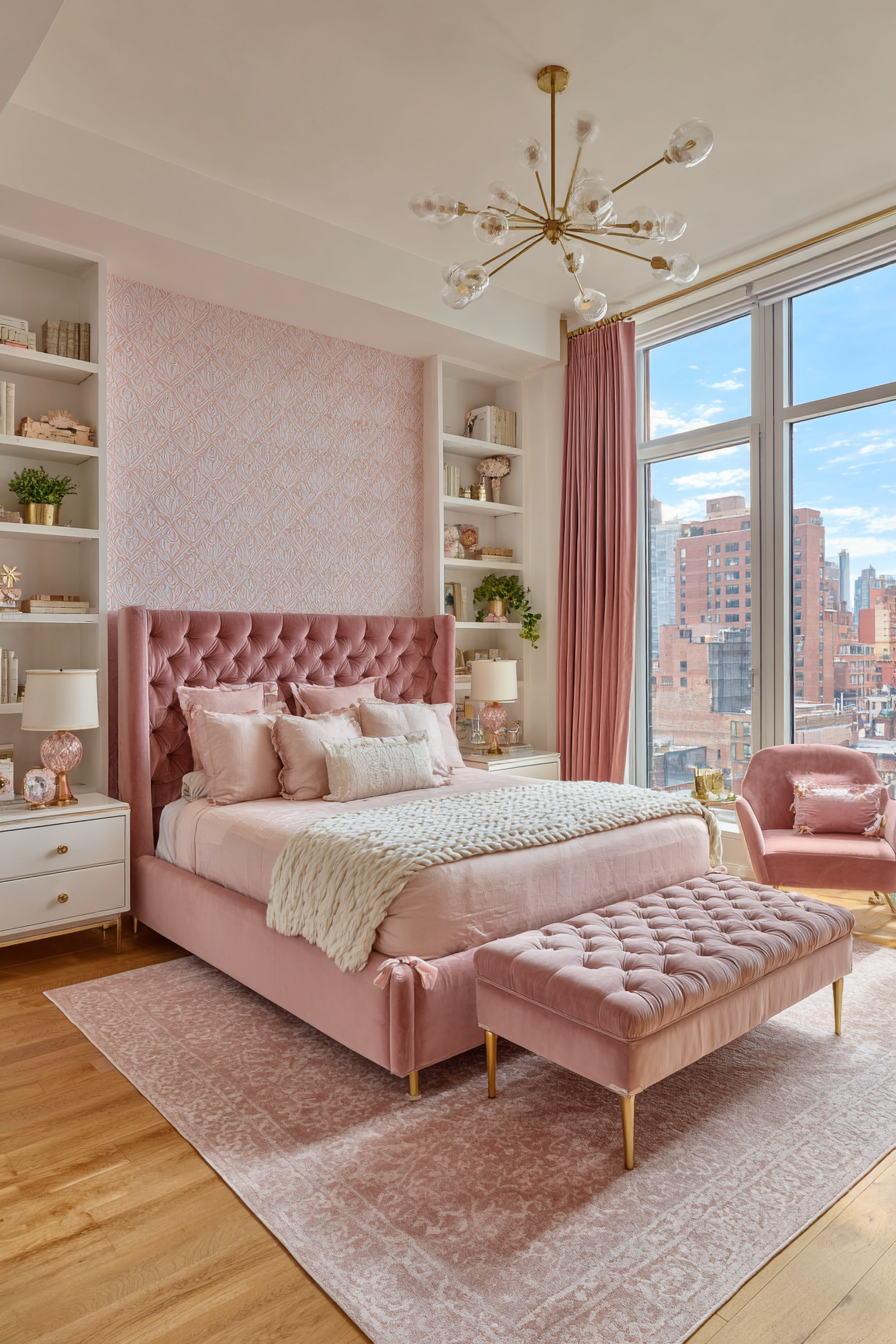 Pink bedroom ideas