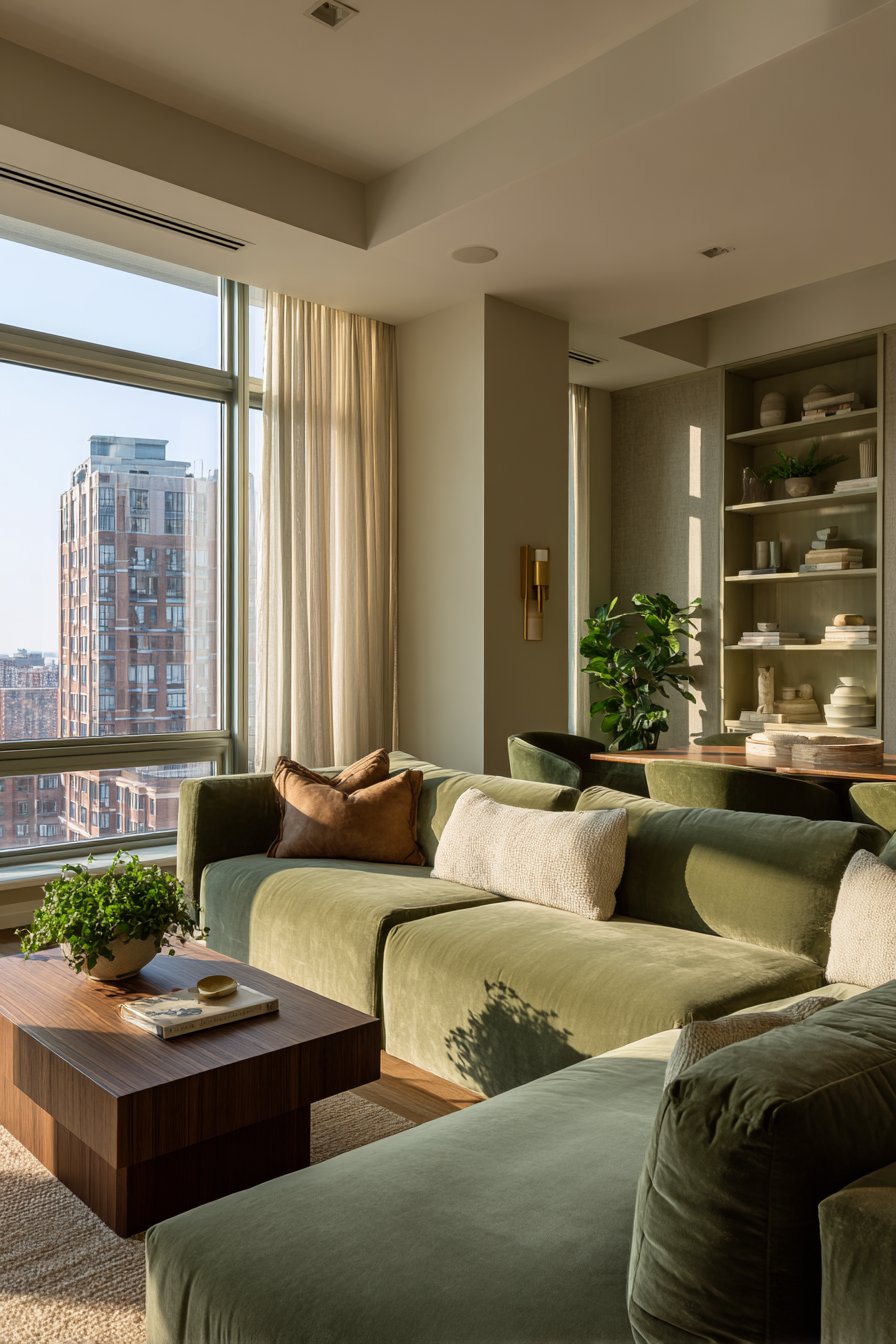 Olive green home decor