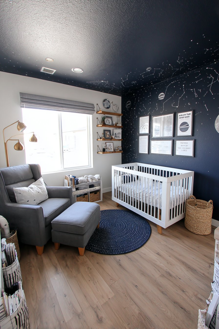 Space themed nursery