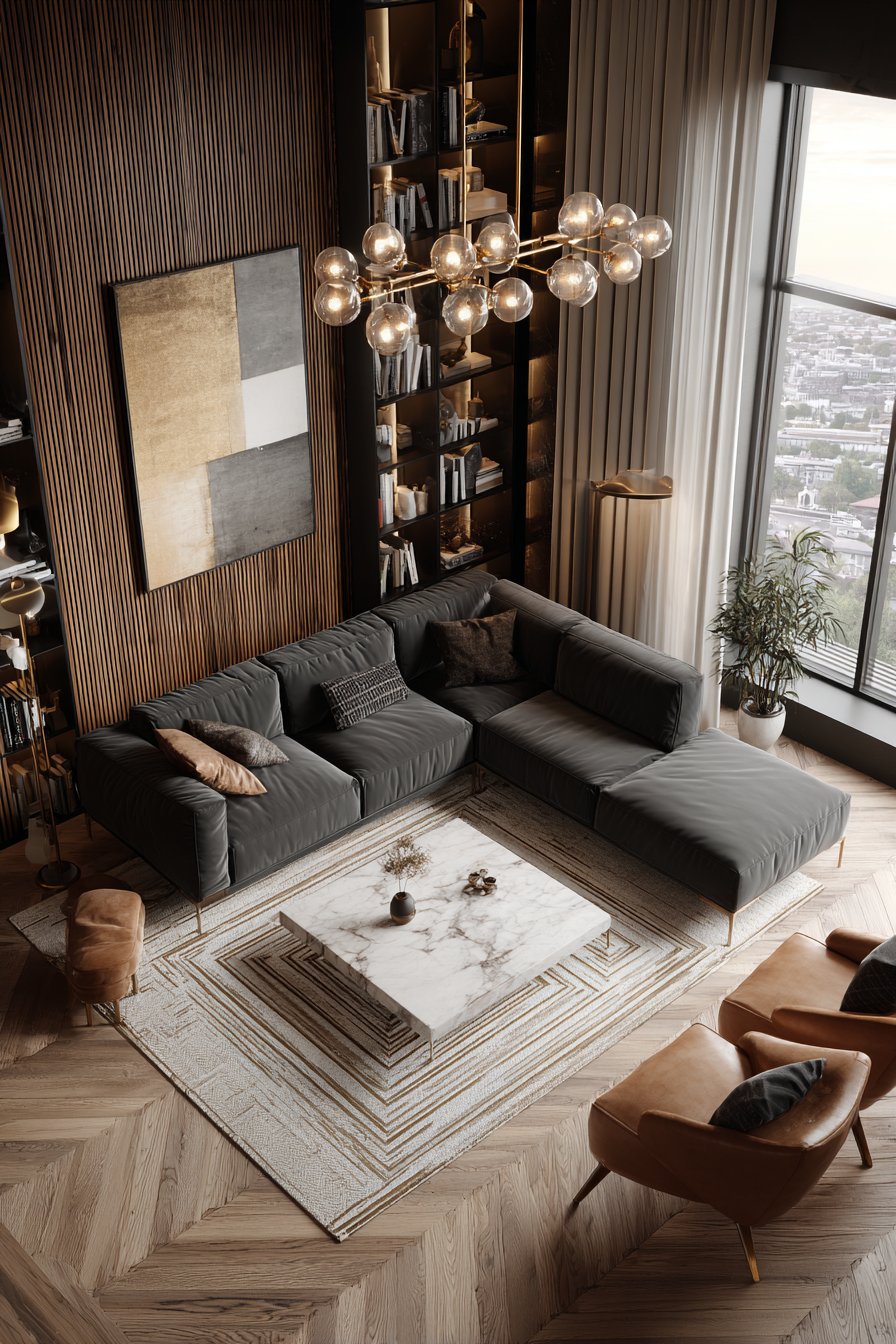 Modern classy living room