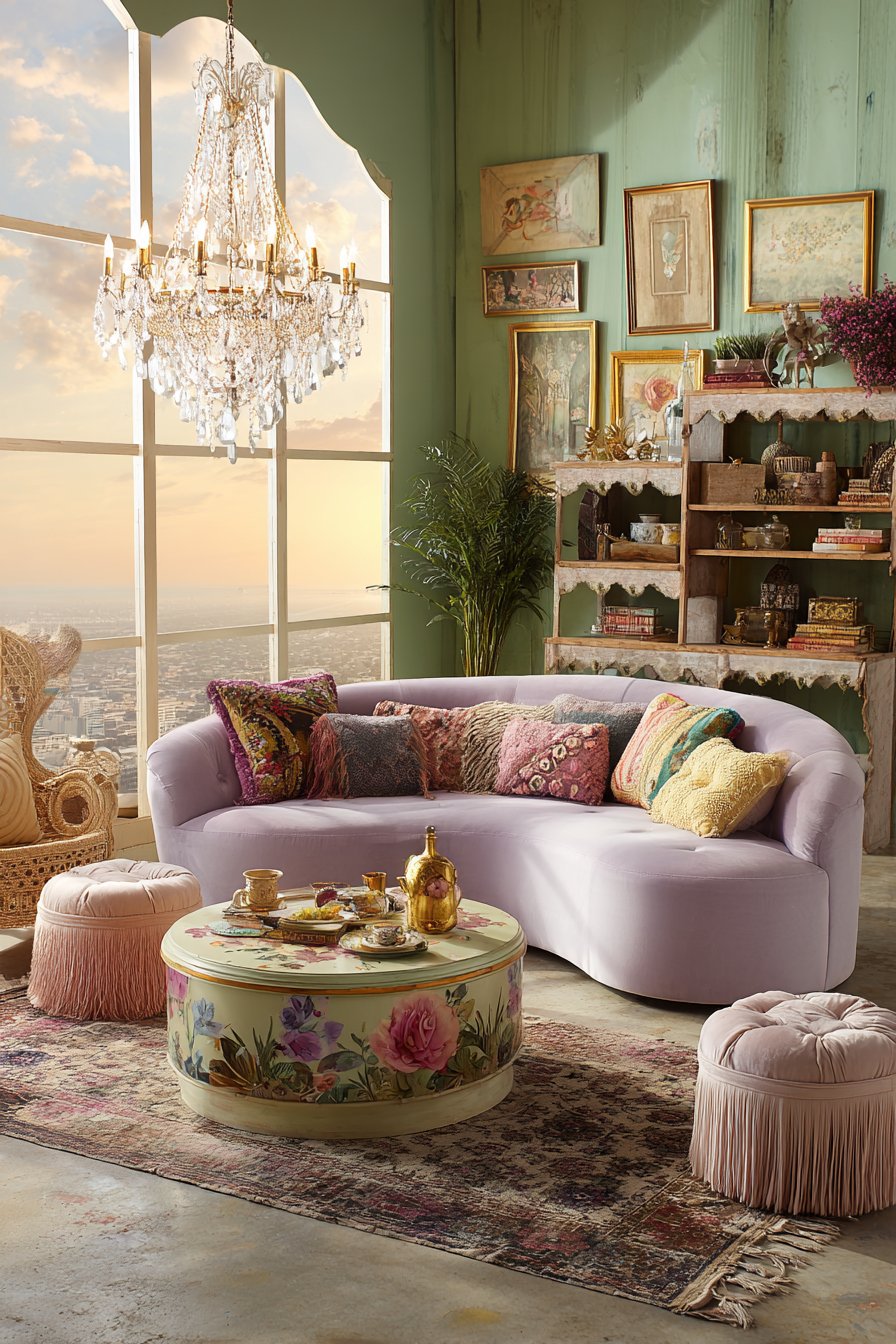 Whimsical living room