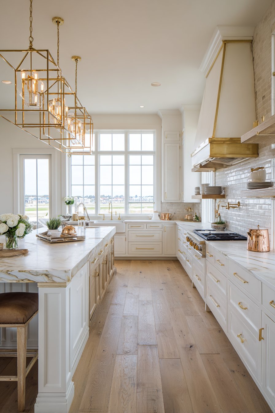 Gold kitchen