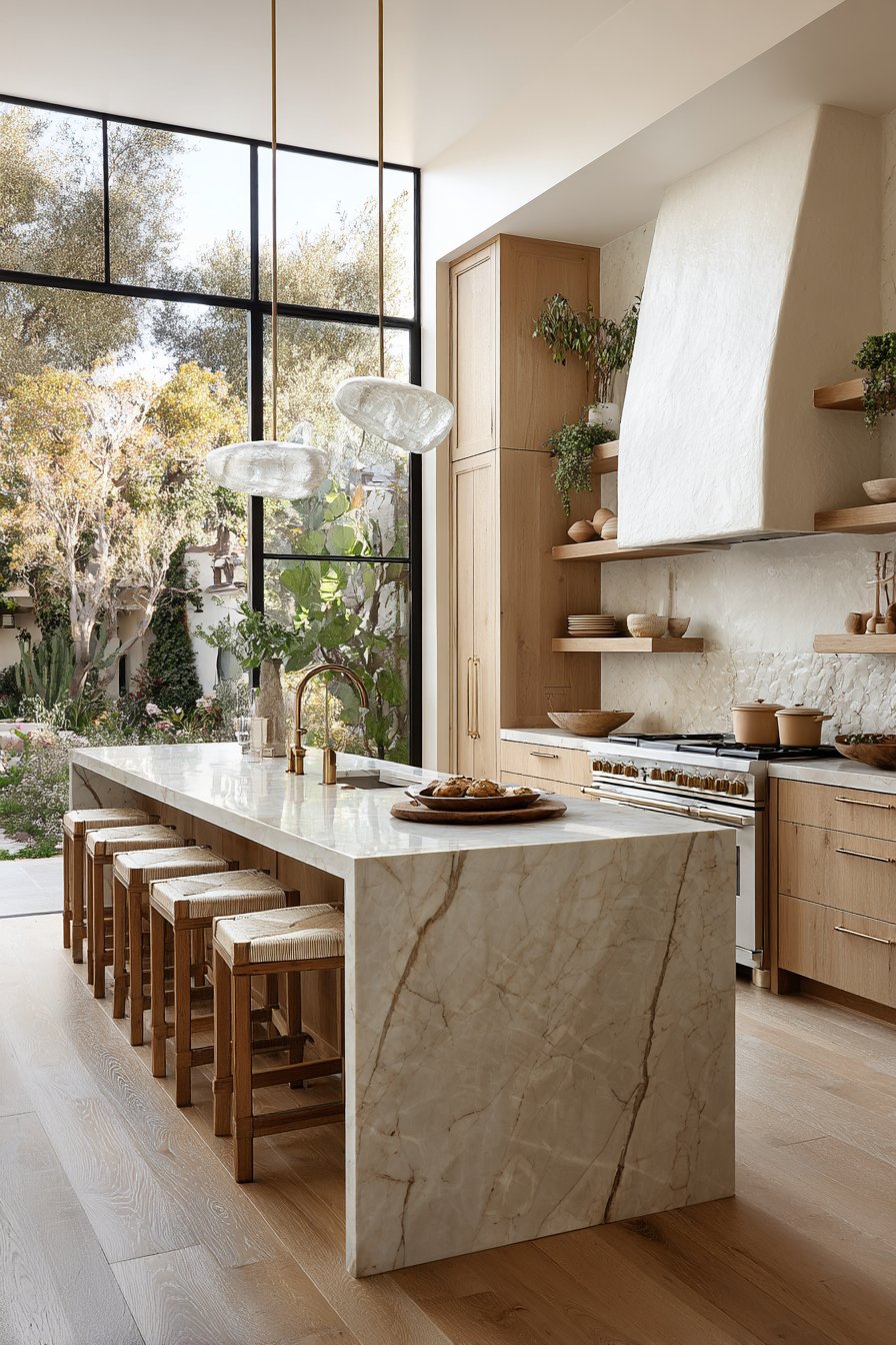 Organic modern kitchen