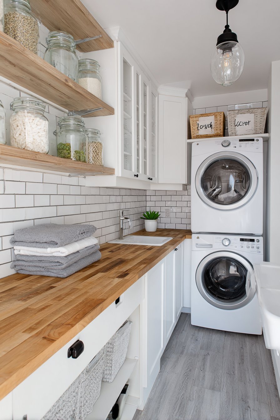Small laundry room makeover