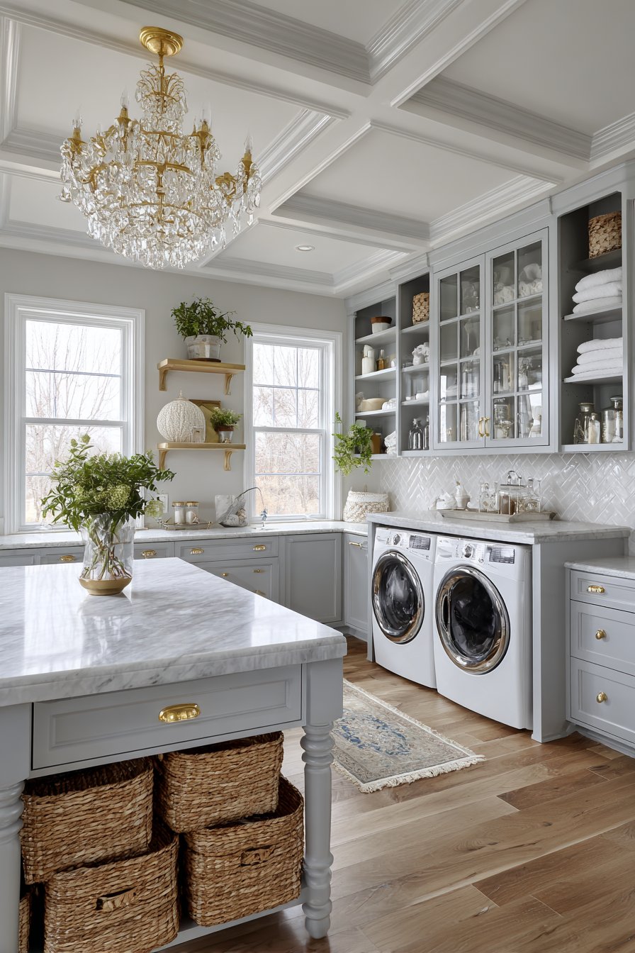 Elegant laundry room