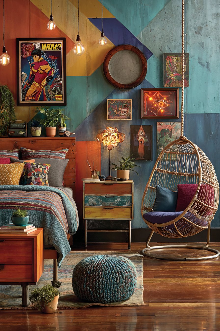Funky bedroom