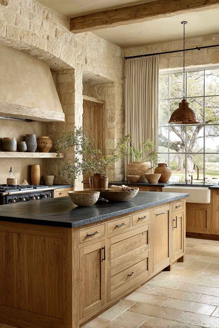 Earthy kitchen