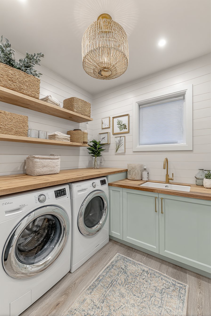 Small laundry room decor