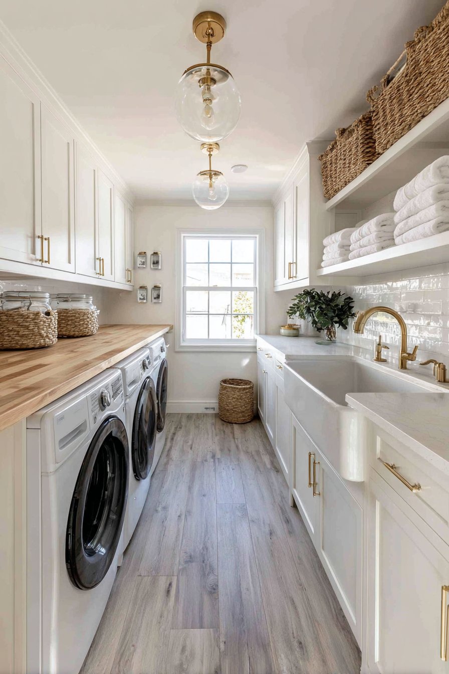 Galley laundry room ideas